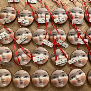 Luna Doll Face Ornament