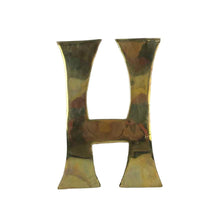 Load image into Gallery viewer, Brass Letter H