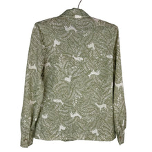 Load image into Gallery viewer, Green Deer Polyester Blouse