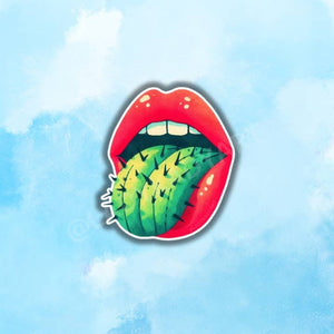 Cactus Mouth Sticker