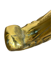 Load image into Gallery viewer, Brass Demilune Sofa Table
