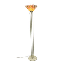 Load image into Gallery viewer, Floral Glass Floor Lamp