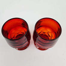 Load image into Gallery viewer, Ruby Georgian Glass Set