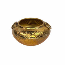 Load image into Gallery viewer, Hammered Brass Southwestern Planter