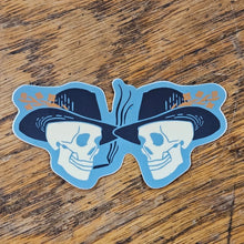 Load image into Gallery viewer, Dead Ringer Cowboy Skulls Sticker