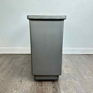 Gray Metal Tanker Cabinet