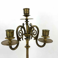 Load image into Gallery viewer, Brass Claw Foot Candleholders