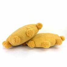Load image into Gallery viewer, Yellow Pom Pom Pillows