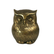 Load image into Gallery viewer, Brass Owl Bank