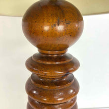 Load image into Gallery viewer, Turned Wooden Lamp
