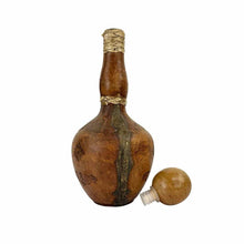 Load image into Gallery viewer, Leather Wrapped Wine Bottle