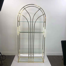 Load image into Gallery viewer, Gold Metal Arch Shelf