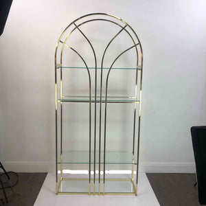 Gold Metal Arch Shelf