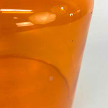 Load image into Gallery viewer, Mod Orange Glass Canister