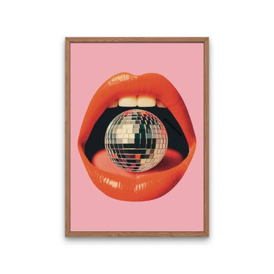 Disco Mouth Print