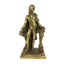 Load image into Gallery viewer, Gold Mozart Composer Sculpture