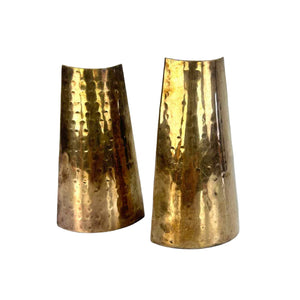 Hammered Brass Vases