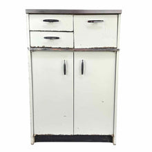 Load image into Gallery viewer, Metal 1940's Kitchen Cabinet
