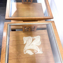 Load image into Gallery viewer, Blonde Tiered End Tables