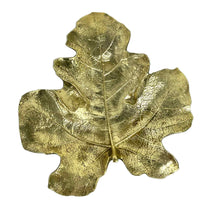 Load image into Gallery viewer, Brass Fig Leaf Bowl