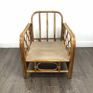 Bent Rattan Chair