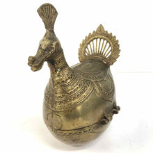 Load image into Gallery viewer, Indian Dhokra Peacock Box