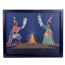 Load image into Gallery viewer, Navajo Dance Framed Painting