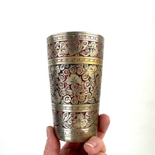 Load image into Gallery viewer, Engraved Brass Lassi Tumbler