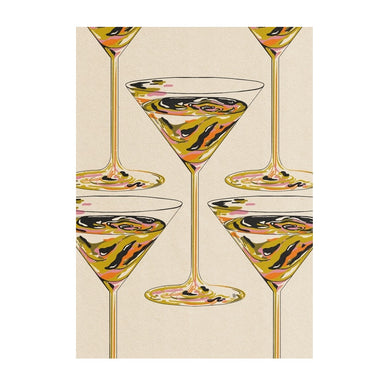 Martini Glass Print