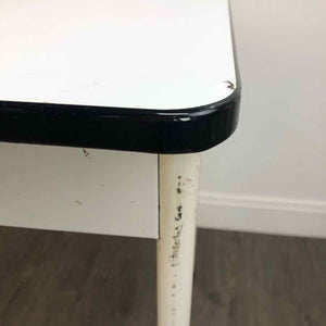 White Metal Table Desk