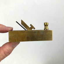 Load image into Gallery viewer, Small Brass Hand Plane