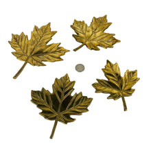 Load image into Gallery viewer, Brass Maple Leaf Wall Hangings