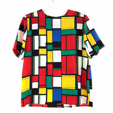 Load image into Gallery viewer, Piet Mondrian Geometric Blouse