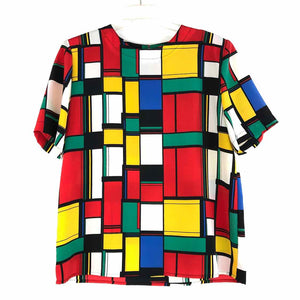 Piet Mondrian Geometric Blouse