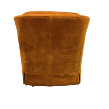 Load image into Gallery viewer, Burnt Orange Velvet Chair