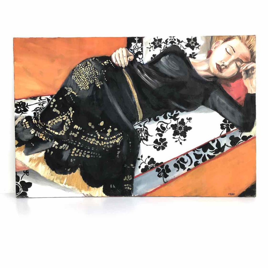 Reclining Woman Painting