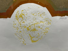 Load image into Gallery viewer, Abstract Embossed Lithograph Print