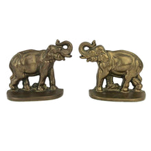 Load image into Gallery viewer, Brass Elephant Bookends