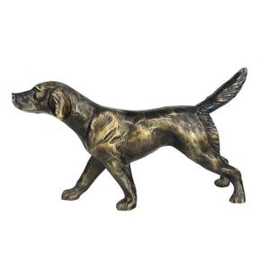 Antique Brass Hunting Dog