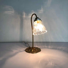 Load image into Gallery viewer, Brass Water Lily Lamp