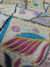 Load image into Gallery viewer, Indian Patchwork Zari Tapestry
