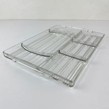 Load image into Gallery viewer, Divided Glass Hostess Tray
