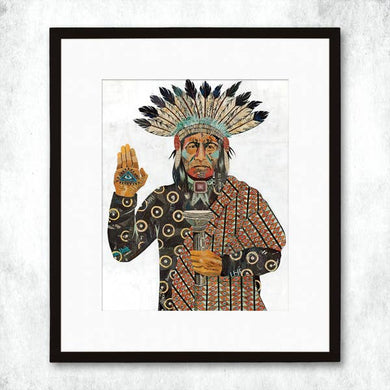 Dolan Geiman Signed Print Torch Bearer