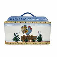 Load image into Gallery viewer, Ceramic Rooster Breadbox