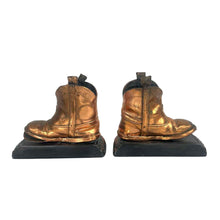 Load image into Gallery viewer, Bronzed Cowboy Boots