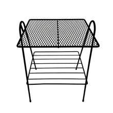 Load image into Gallery viewer, Black Metal Wire End Table
