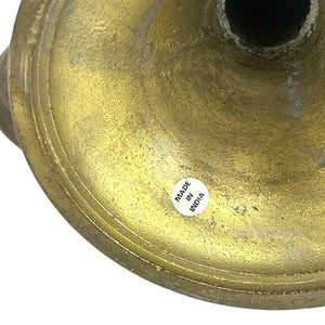 Brass Hurricane Candleholders