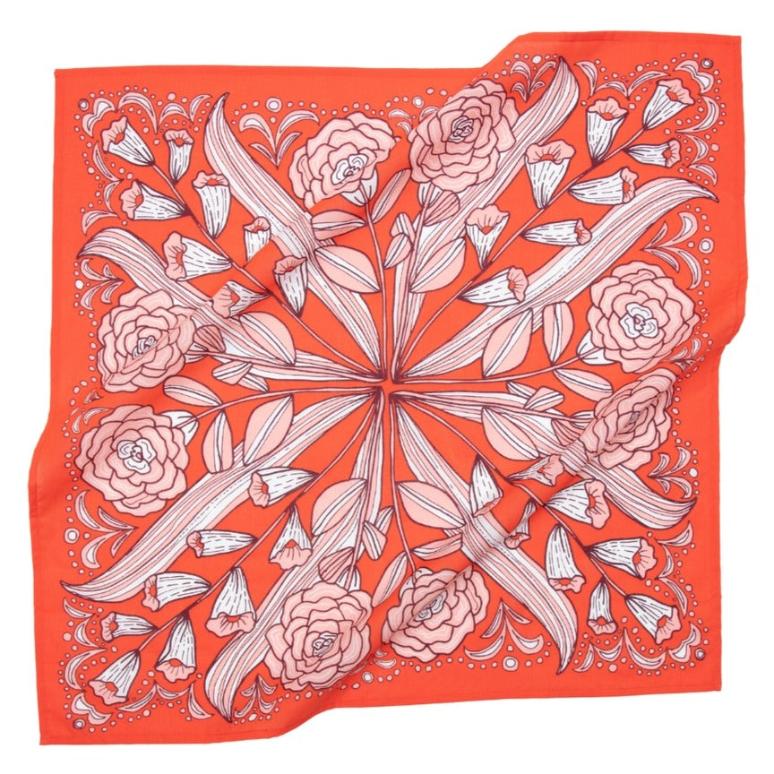 Greta Floral Bandana