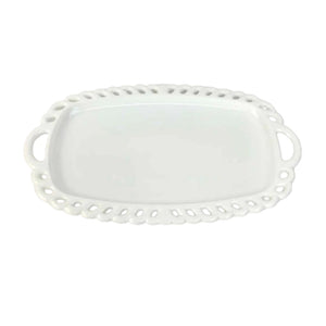 Milk Glass Tray