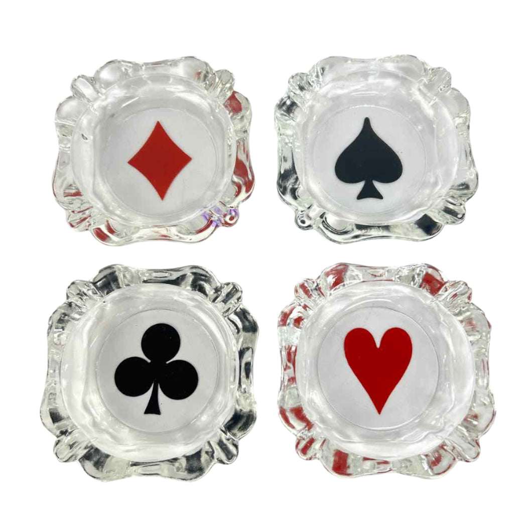 Playing Cards Ashtray Set